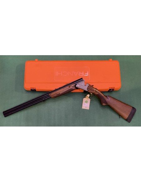 Sovrapposto usato da caccia Franchi Select Feeling calibro 12 mancino strozzatori. Canna 71cm.