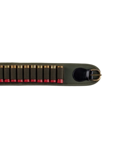 RA-22C ARMERIA LUGLI CARTUCCERA IN PELLE E POLIESTERE CON CELLE ELASTICHE PER CAL 20