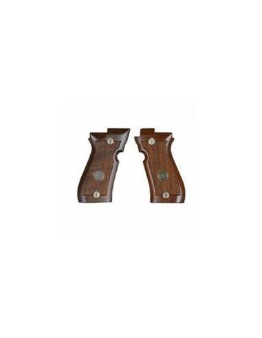 BERETTA set guancette originali in LEGNO di NOCE per pistola 81FS 84FS