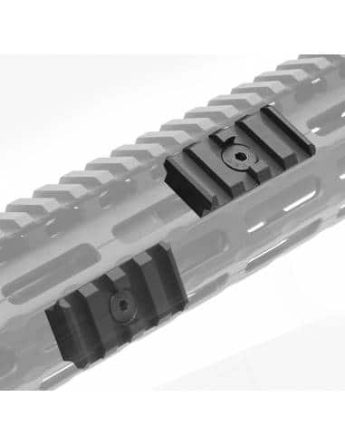 UTG Pro M-Lok(TM) 4-Slot Picatinny Rail Section, Black by
