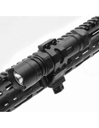 UTG Pro M-Lok(TM) 4-Slot Picatinny Rail Section, Black by
