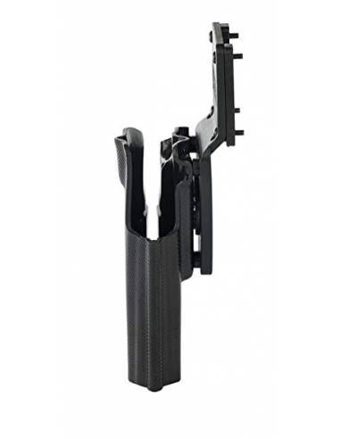 Ghost - Fondina Pistola Ghost Hybrid per tiro dinamico IPSC, Attacco Cintura Basso e Fisso