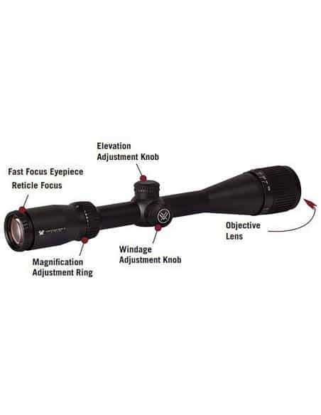Vortex Crossfire II 3-9x50 Richtkijker, Dead-Hold DBC Dradenkruis (MOA)