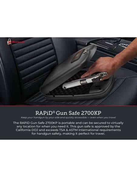 Hornady 98172, 98172-Cassetta di Sicurezza, 2700 KP Unisex-Adulto, Rapid Safe 2700KP, L
