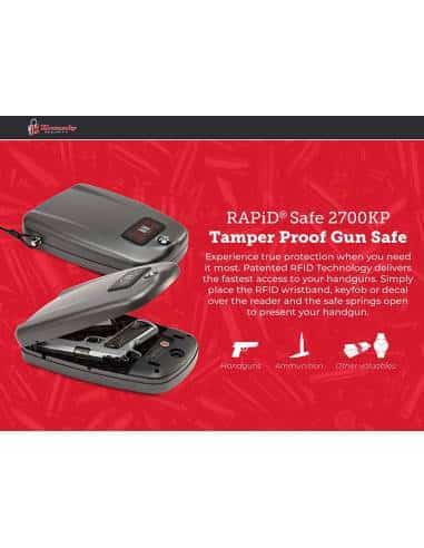 Hornady 98172, 98172-Cassetta di Sicurezza, 2700 KP Unisex-Adulto, Rapid Safe 2700KP, L