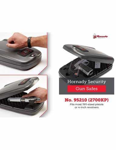 Hornady 98172, 98172-Cassetta di Sicurezza, 2700 KP Unisex-Adulto, Rapid Safe 2700KP, L
