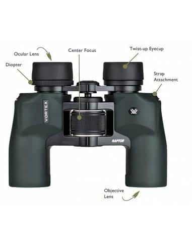 Vortex Optics - Binocolo con prisma Raptor Porro, 10 x 32