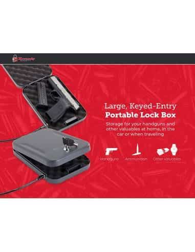 Hornady - Cassaforte per pistole in acciaio, Unisex - Adulto, Hornady® 95200 Lock Box (Large), Cruz V2 Fresh Foam, Large