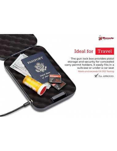 Hornady - Cassaforte per pistole in acciaio, Unisex - Adulto, Hornady® 95200 Lock Box (Large), Cruz V2 Fresh Foam, Large