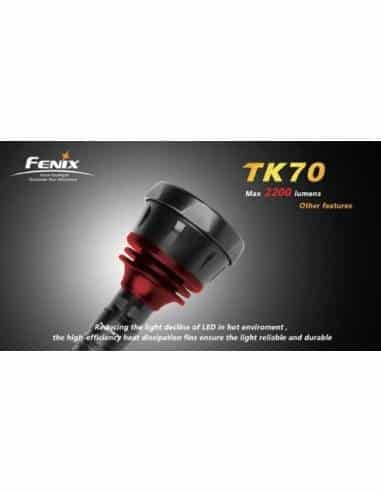 Fenix TK70, Torcia LED ad Alta Potenza [Importato da Germania]