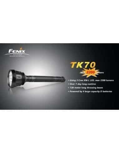 Fenix TK70, Torcia LED ad Alta Potenza [Importato da Germania]