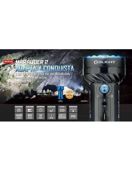 Olight Marauder 2 Handlampe akkubetrieben 14000lm