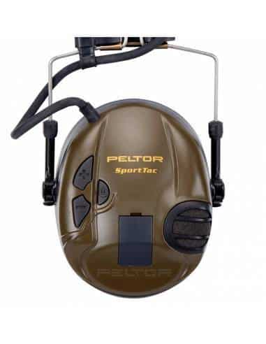 3M MT6H210F-478-GN Cuffia di Protezione, 26 dB, Pieghevole, Verde