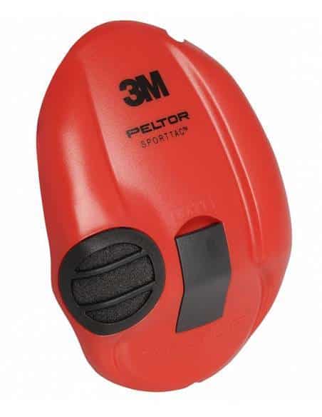 3M MT16H210F-478-RD Cuffia di Protezione, Pieghevole, 26 dB, Rosso