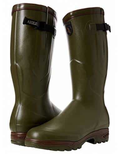 Aigle PARCOURS 2 ISO, Unisex Adults’ Wellington Boots, Green (Kaki), 9 UK (43 EU)