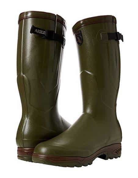 Aigle PARCOURS 2 ISO, Unisex Adults’ Wellington Boots, Green (Kaki), 9 UK (43 EU)