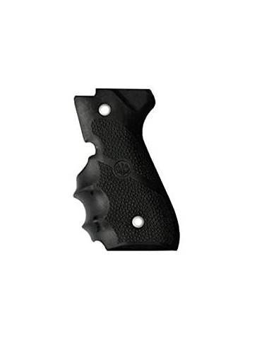 BERETTA GUANCIA Avvolgente in Gomma di Colore Nero per Pistola Serie 92/96/98. Migliora Sensibilmente la Presa dell'Arma, Rende