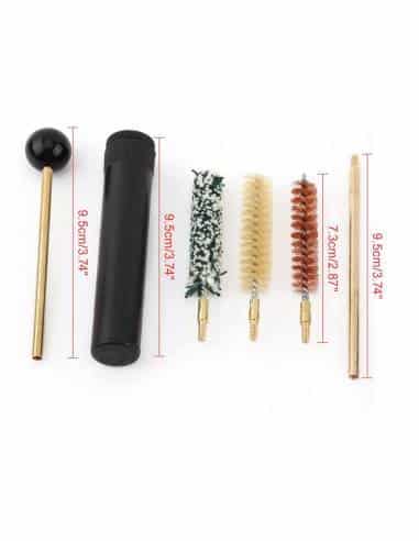 Boresnake Kit di Pulizia Universale per Fucile/Pistola da 6 Pezzi Kit di Accessori per La Pulizia del Fucile Portatile Adatto al
