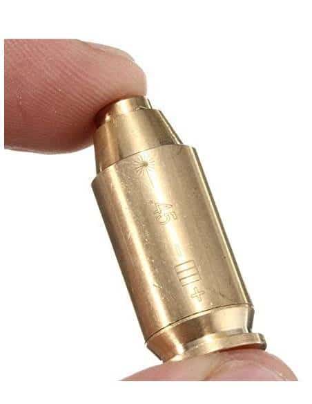 Calli Cal.45 acp.45 in ottone foro del laser rosso caccia cartuccia sighter il puntamento