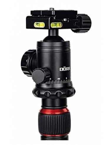 Doerr - Tripod in Alluminio a 4 stadi PRO Black PB-165