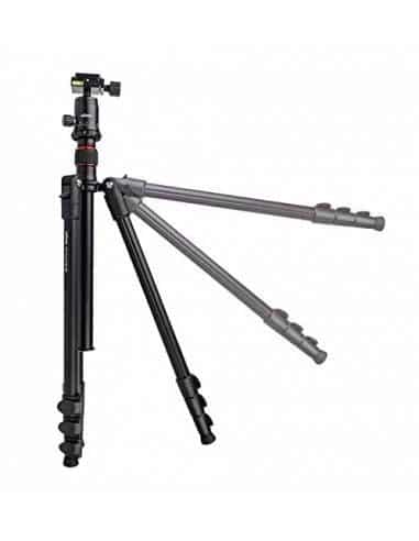 Doerr - Tripod in Alluminio a 4 stadi PRO Black PB-165