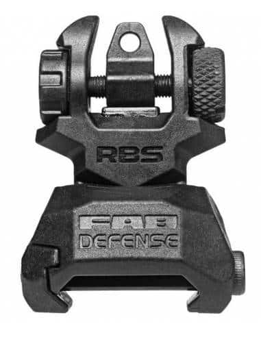 FAB Defense RBS Flip Up Sight Black