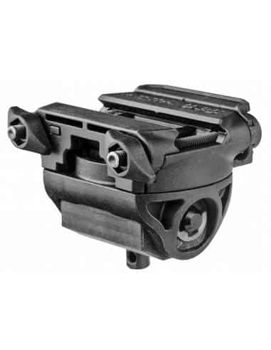FAB Defense H-Pod - Harris Bipod inclinabile e Girevole Picattiny Adattatore Nero