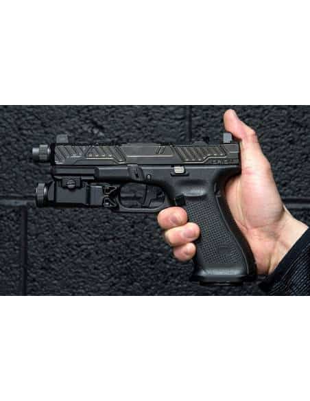 UTG Luce a pistola sub-compatta, 200 lumen, attacco Picatinny