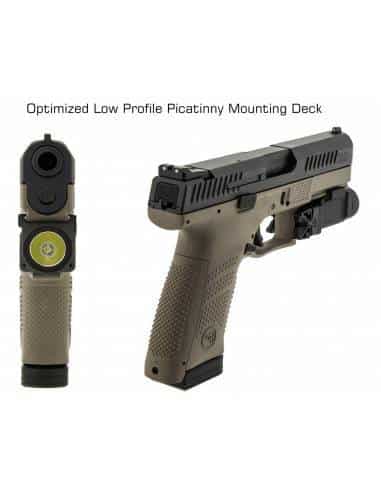 UTG Luce a pistola sub-compatta, 200 lumen, attacco Picatinny