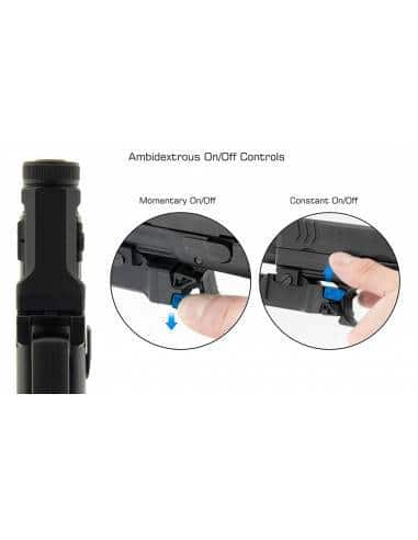 UTG Luce a pistola sub-compatta, 200 lumen, attacco Picatinny