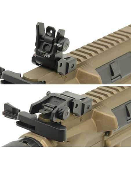UTG Low Profile Flip-up Rear Sight with Dual Aiming Aperture