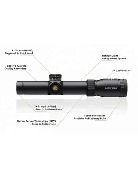 Leupold VX-R Patrol 1.25-4x20mm Matte FireDot SPR by Leupold