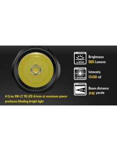 Nitecore Explorer EC20, Torcia da 960 Lumen 2