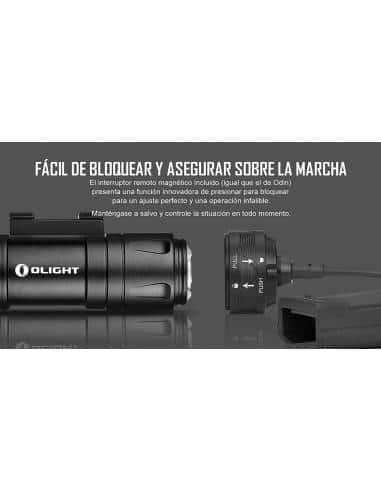 Torcia tattica Odin Mini 1.250 lum con pulsante remoto e montatura M-Lok Olight deserto limitato