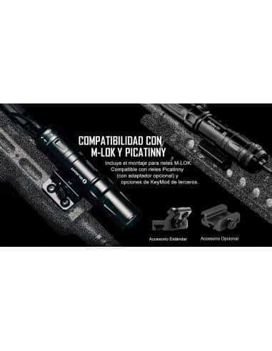 Torcia tattica Odin Mini 1.250 lum con pulsante remoto e montatura M-Lok Olight deserto limitato