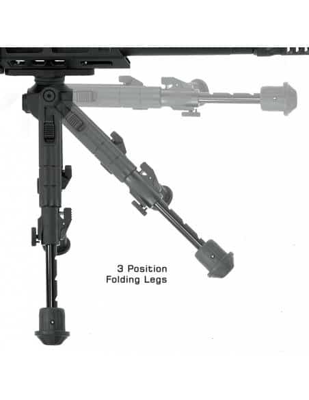 UTG Recon 360 TL Bipod, 7"-9" altezza centrale, M-LOK