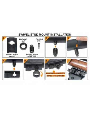 UTG, Bipiede tattico Ripiegabile Ops Super Duty