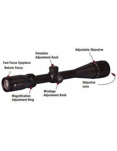 Vortex Optics Crossfire II 6-24x50mm AO Riflescope w/ Dead-Hold BDC Reticle, Black CF2-31045 by Vortex Optics