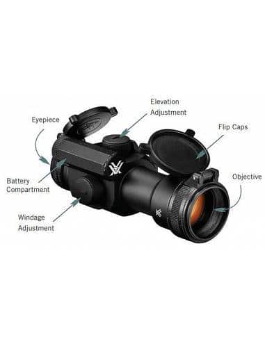 Vortex Red Dot STRIKEFIRE® II 1x30 - Reticolo Dot Rosso | MOA - (SF-BR-504)