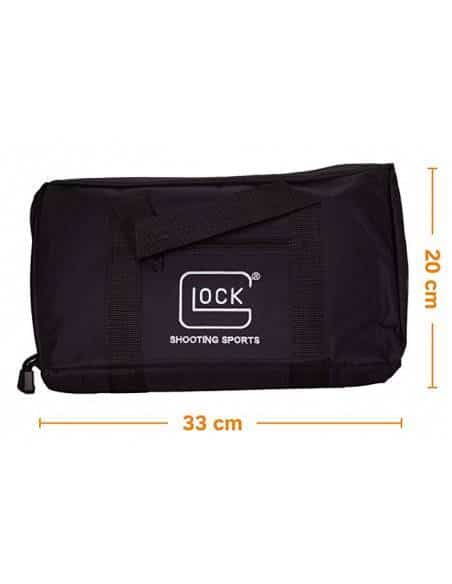 GLOCK Shooting Sports - Borsa per pistola piccola, 33 x 20 cm, colore: Nero