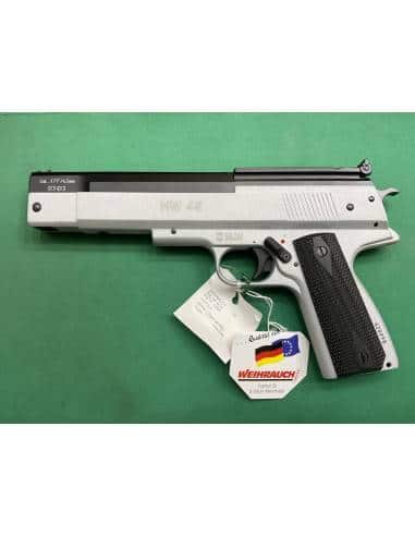 Pistola a molla Weihrauch PAC 45 Inox Calibro 4,5 libera vendita