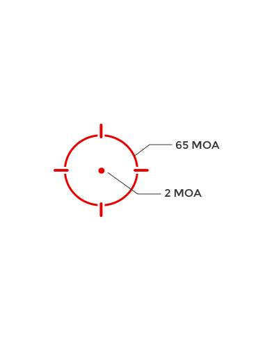 Holosun Red Dot Sight 2 MOA - HS503CU PER CARABINE DA CACCIA E FUCILI M4 AR15 M4  FUCILI A POMPA