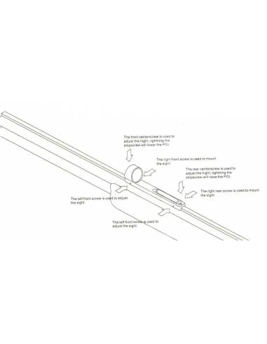 Victoptics Sistema di mira con fibra ottica per Bindella - RDSL08