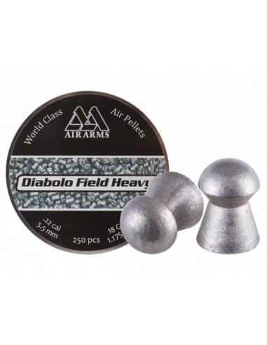 Air Arms Diabolo Field .22 Cal, 5.51mm, 16 Grains, Domed, 500ct by Air Arms