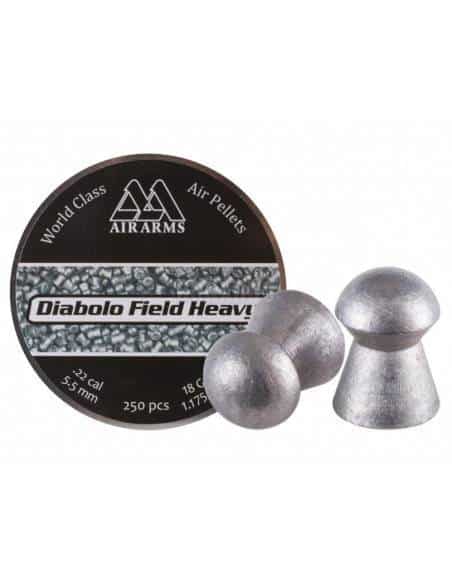 Air Arms Diabolo Field .22 Cal, 5.51mm, 16 Grains, Domed, 500ct by Air Arms