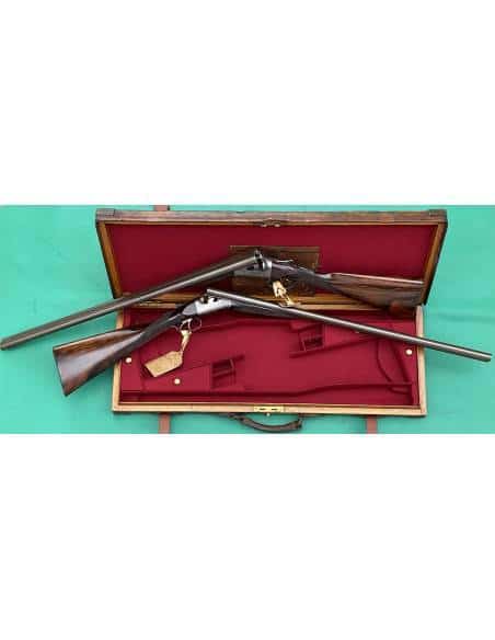Coppia Lancaster cal. 12 incise