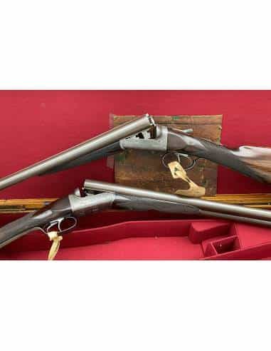 Coppia Lancaster cal. 12 incise