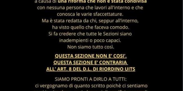 COMUNICAZIONE TIRO A SEGNO CREVALCORE (BO)